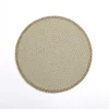 Ivory Beaded Christmas Placemat
