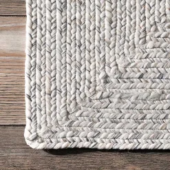 Ivory Braided Lefebvre Area Rug, 10x14