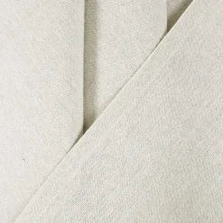 Ivory Burlap Knotted Curtain Panel Set, 120 in.