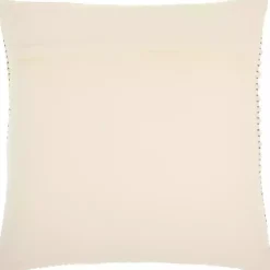 Ivory Christmas Tree Loop Throw Pillow
