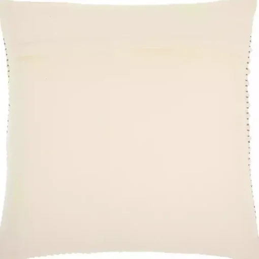 Ivory Christmas Tree Loop Throw Pillow