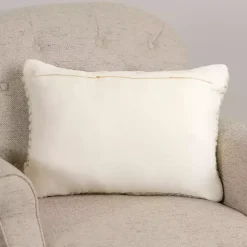 Ivory Chunky Knit Lumbar Pillow