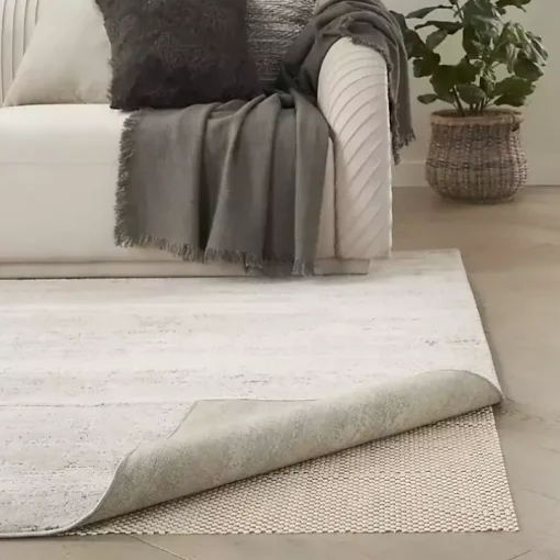 Ivory Gridlock Non-Slip Rug Pad, 3x4