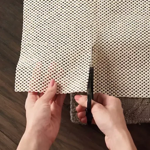 Ivory Gridlock Non-Slip Rug Pad, 3x4