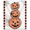 Jack O' Lantern Stack Halloween Canvas Art Print
