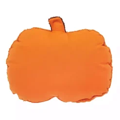 Jack-O-Lantern Shaped Halloween Throw Pillow