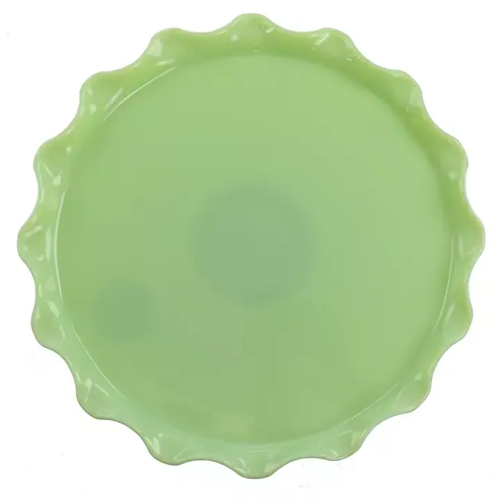 Jadeite Glass Martha Stewart Scalloped Cake Stand