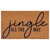 Jingle All the Way Coir Doormat
