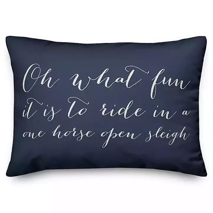 Jingle Bells Accent Pillow