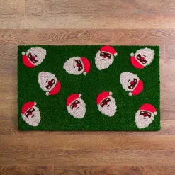 Jolly Santa Christmas Doormat