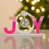 Joy Disco Ball Tabletop Sign