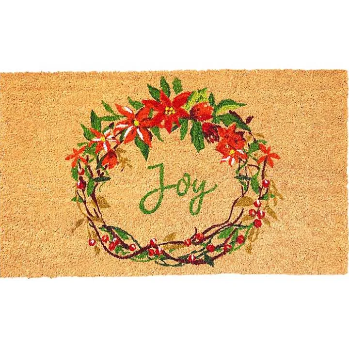 Joy Wreath Doormat