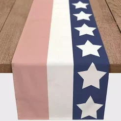 July 4th Simple Stripe Decorative Table Runner