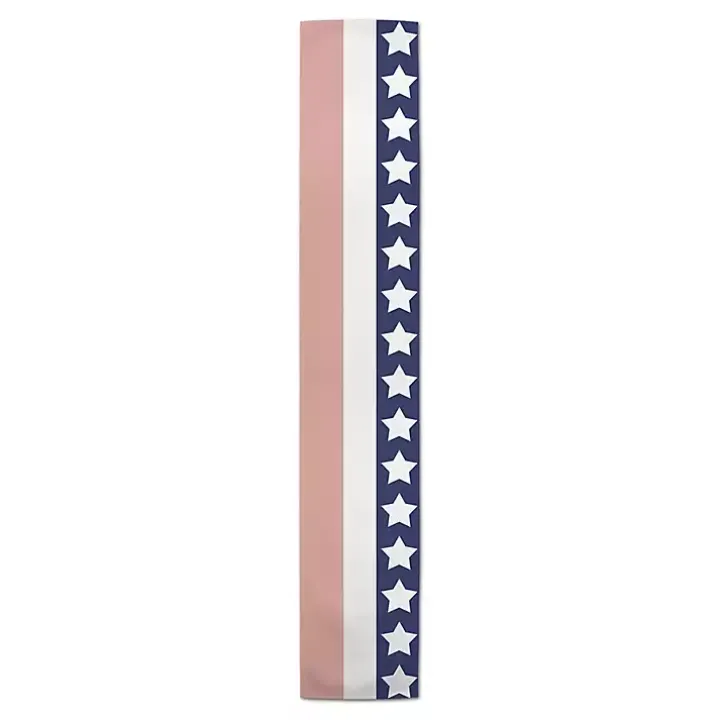 July 4th Simple Stripe Decorative Table Runner