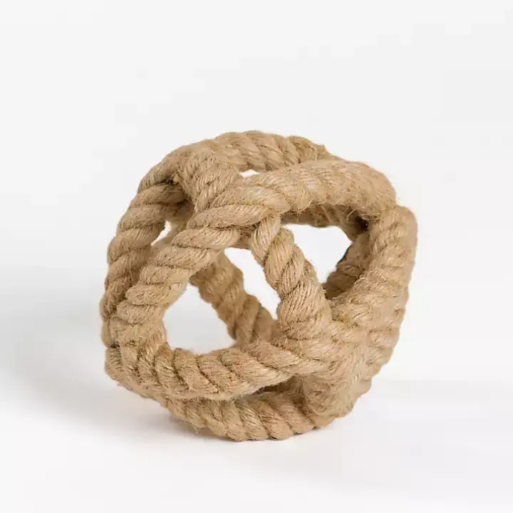 Jute Rope Knot Sphere