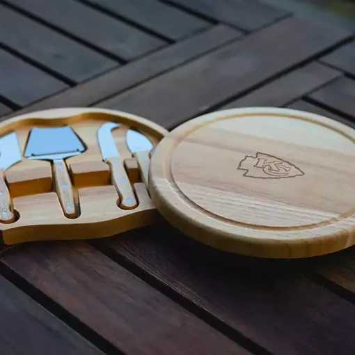 Kansas City Chiefs Cheese Board and Tool Set