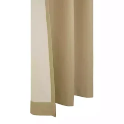 Khaki Room Darkening Curtain Panel Set, 63 in.