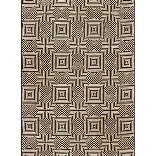 Kylie Gray Modern Abstract Outdoor Rug, 5x8