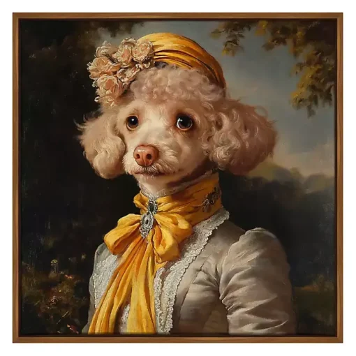 Lady Rosaline Ruffleton Framed Art Print