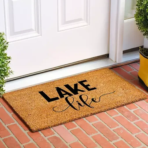 Lake Life Script Doormat