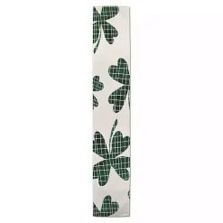 Large Plaid Clover Table Runner, 90 in.