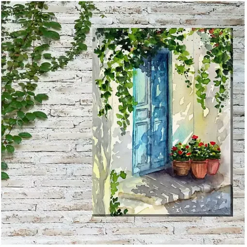 Late Day Shadows Outdoor Canvas Art Print
