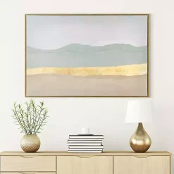 Layers Framed Canvas Art Print
