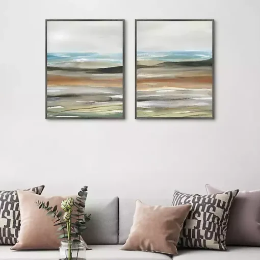 Layers of Nature Framed Canvas Art Prints