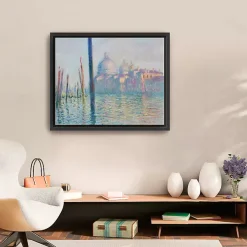 Le Grand Canal-Venice Framed Canvas Art Print