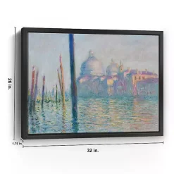 Le Grand Canal-Venice Framed Canvas Art Print