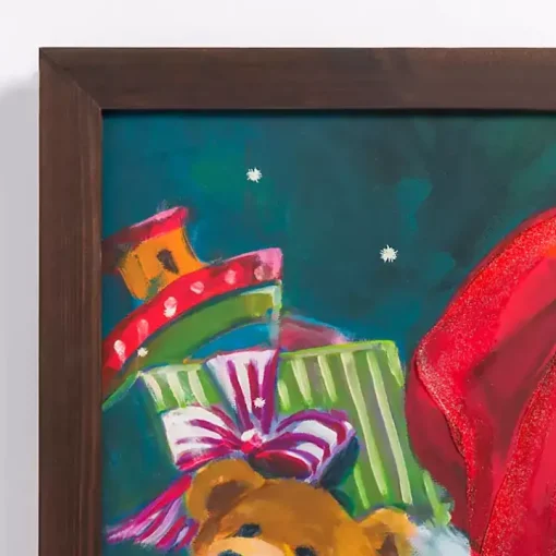 LED Believe Jolly Framed Art Print