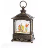 LED Cardinals on Birdhouse Christmas Water Globe