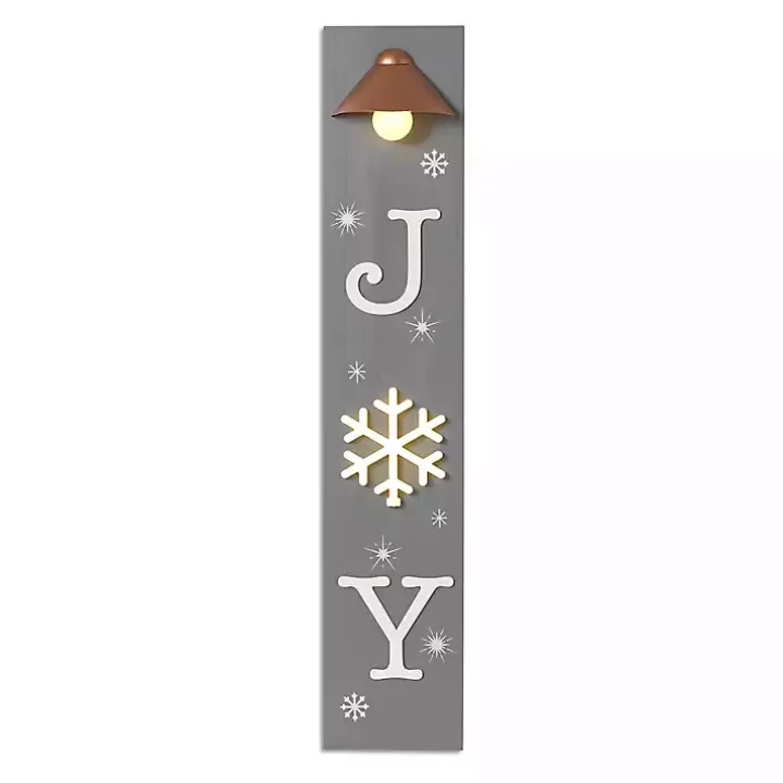 LED Christmas Joy Easel Porch Board