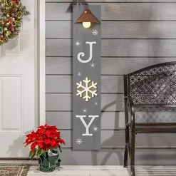 LED Christmas Joy Easel Porch Board