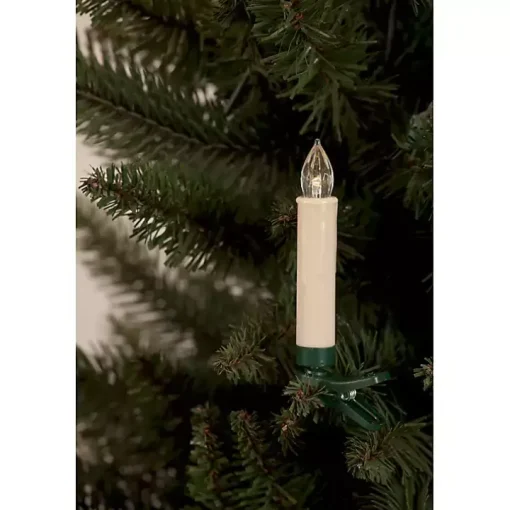LED Clip-On Taper Candles, Set of 24