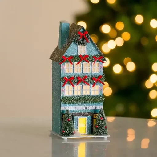 LED Paper Village Knit Shoppe