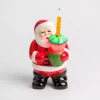 LED Santa with Bubble Light Figurine