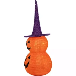 LED Stacked Jack O Lanterns Outdoor Decoration