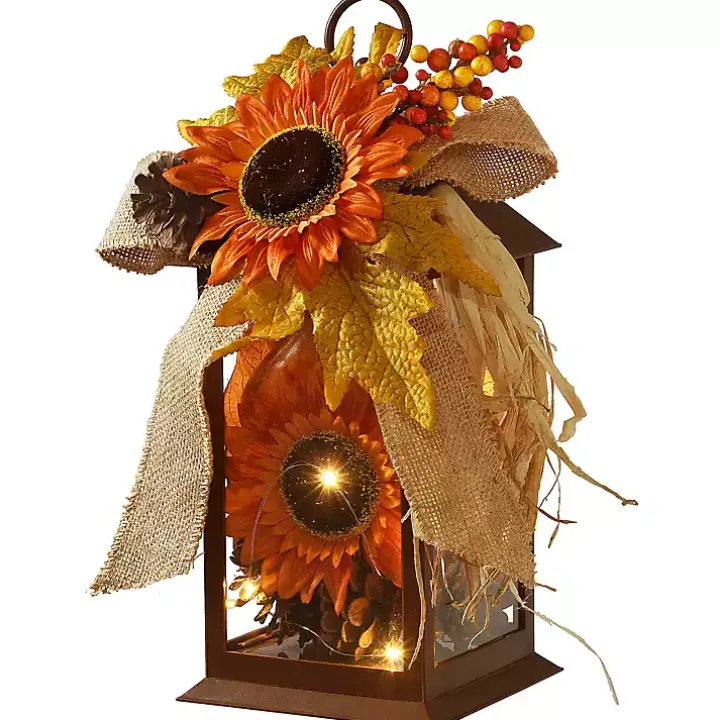 LED Sunflower Lantern