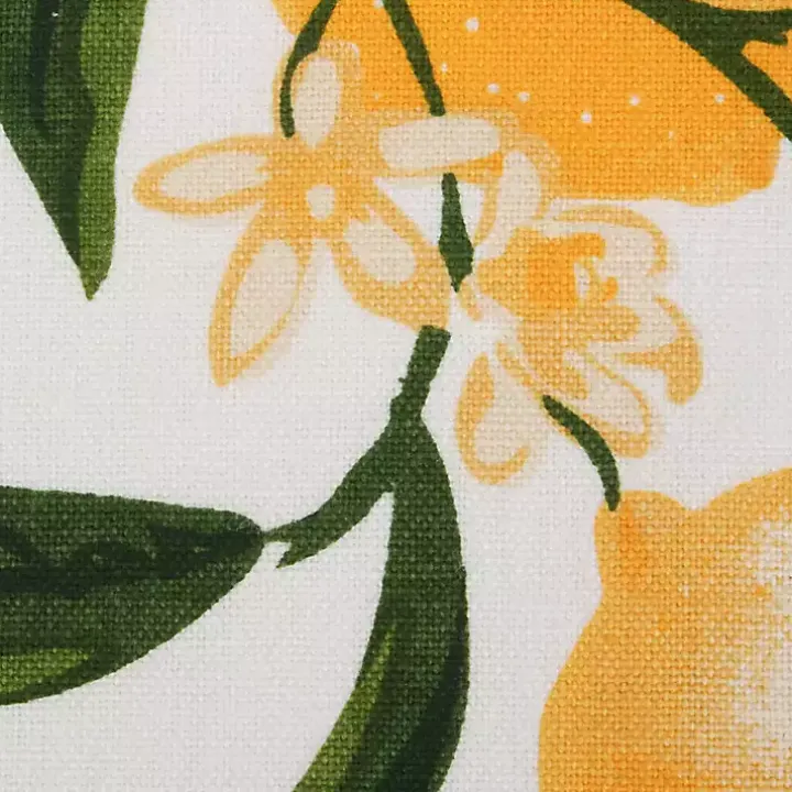 Lemon Bliss Printed Kitchen Towels, Set of 4