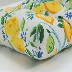 Lemon Tree Tufted Outdoor Settee Cushion, 44 in.
