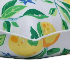 Lemon Vine Outdoor Lumbar Pillows, Set of 2