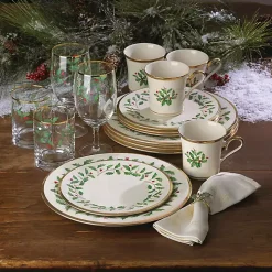Lenox Holly Gold Edge 12-pc. Dinnerware Set