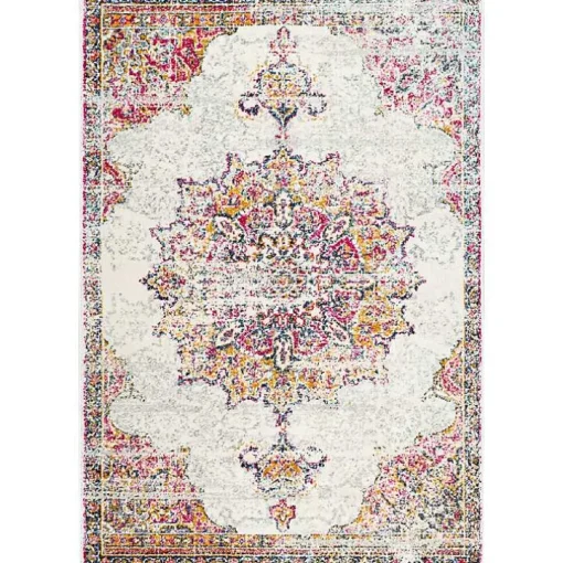 Leola Vintage Medallion Area Rug, 5x8