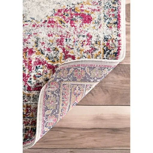 Leola Vintage Medallion Area Rug, 5x8