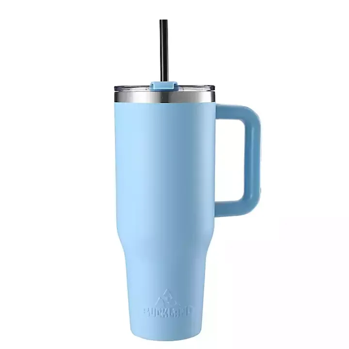 Light Blue 40 oz. Insulated Travel Tumbler