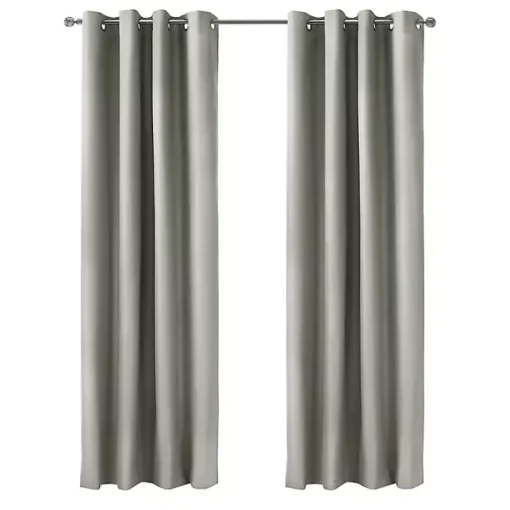 Light Gray Alpine Blackout Curtain Panel, 95 in.