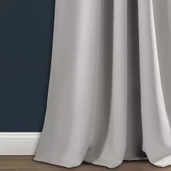 Light Gray Blackout Curtain Panel Set, 95 in.