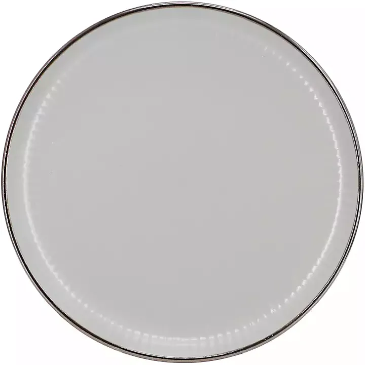 Light Gray Leo Stoneware 16-pc. Dinnerware Set