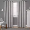 Light Gray Lila Curtain Panel Set, 84 in.